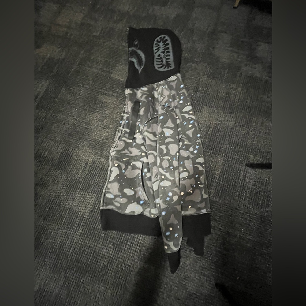 Camouflage Hoodie Black and grey